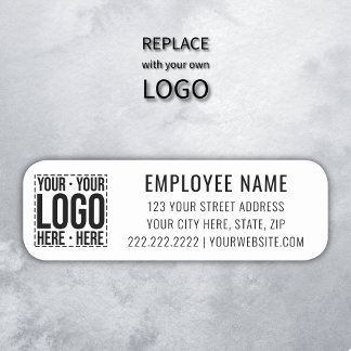 Custom Business Logo Corporate Company Modern Cool Namnbricka