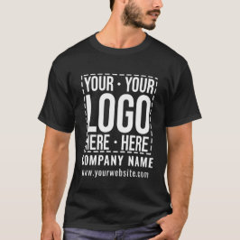 Custom Business Logo Corporate Company Modern Cool T Shirt