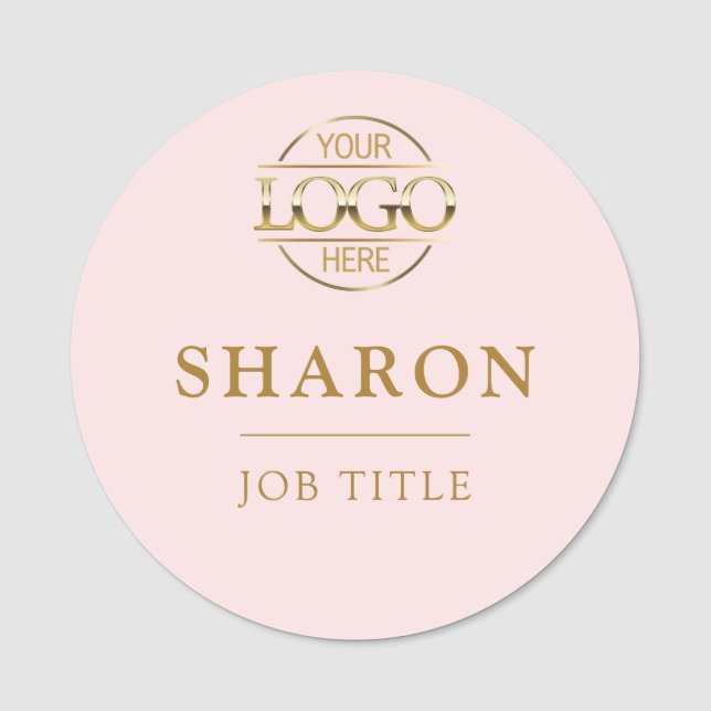 Custom Business Logo Employee Staff Magnetic Namnbricka (Framsida)