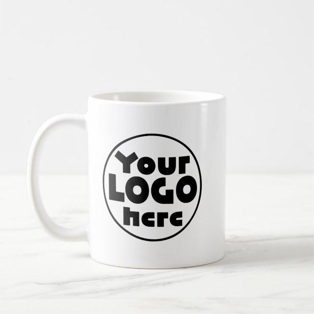 Custom Business Logo Professional Company Gift Kaffemugg (Vänster)