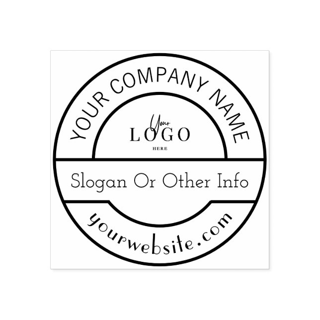  Custom Business Logo Stämpel (Tryck)