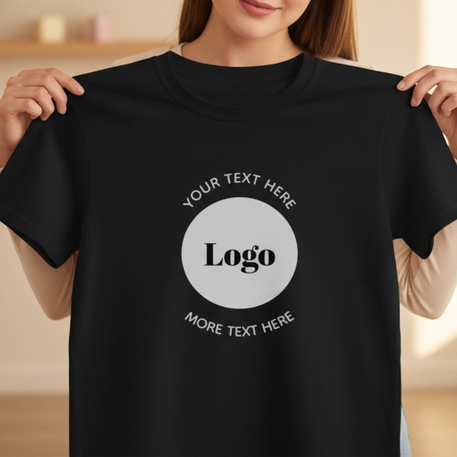 Custom Business Logo T-Shirt (Custom Business Logo T-Shirt | Personalized Employee Uniform Promotional Tee)