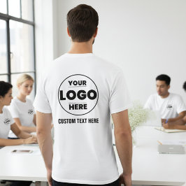 Custom Business Logo T-Shirt | Front & Back Brandi
