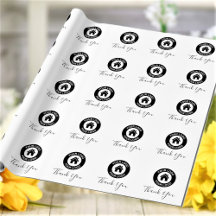 Custom Business Logo Tack Text Omslagspapper