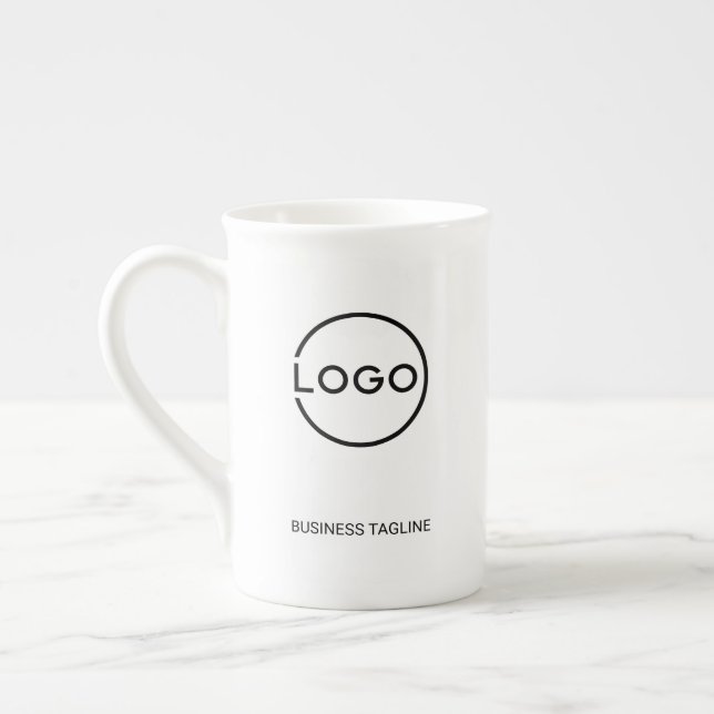 Custom Business Logo with Custom Text Coffee Mug Benporslin Mugg (Vänster)
