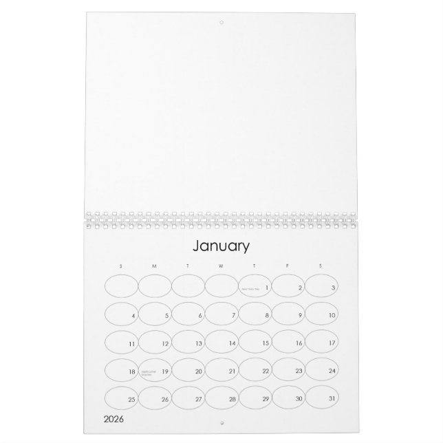 Custom Calendar  Kalender (Jan 2026)