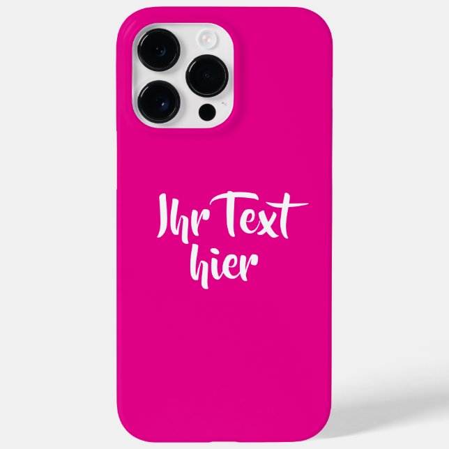 Custom Case-Mate iPhone 14 Pro Max Hüllen Mit Text (Baksida)