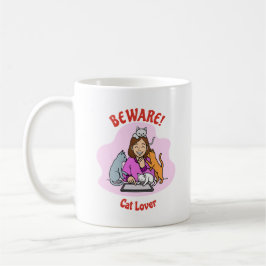 Custom Cat Lover Mug – Personalized Gift Kaffemugg