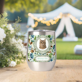 Custom Cat Photo & Name Tumbler