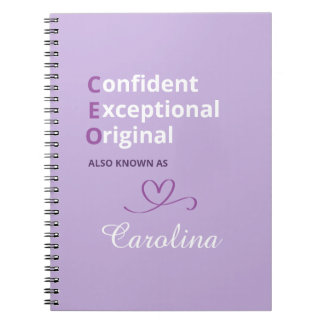Custom CEO Notebook - Novelty Gifts for Boss Lady  Anteckningsbok