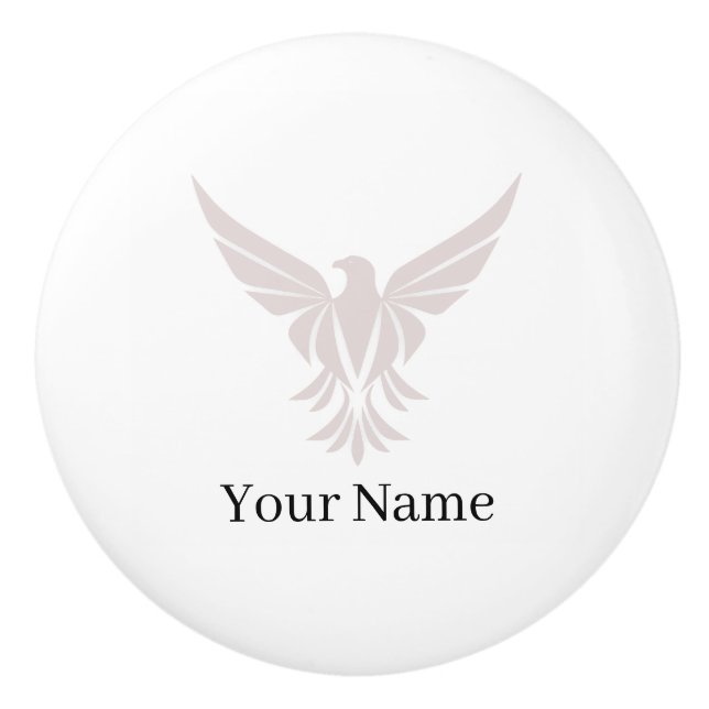 Custom Ceramic Drawer Pull Knopp (Framsidan)