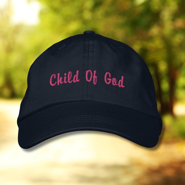 Custom Child of God Embroidered Hat Broderad Keps (Skapare uppladdad)