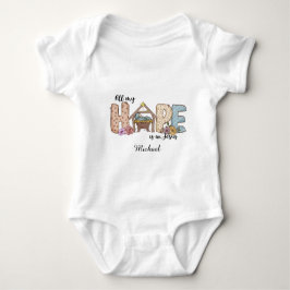 Custom Christian baby bodysuit, Jesus, God, Bible T Shirt