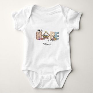 Custom Christian baby bodysuit, Jesus, God, Bible T Shirt
