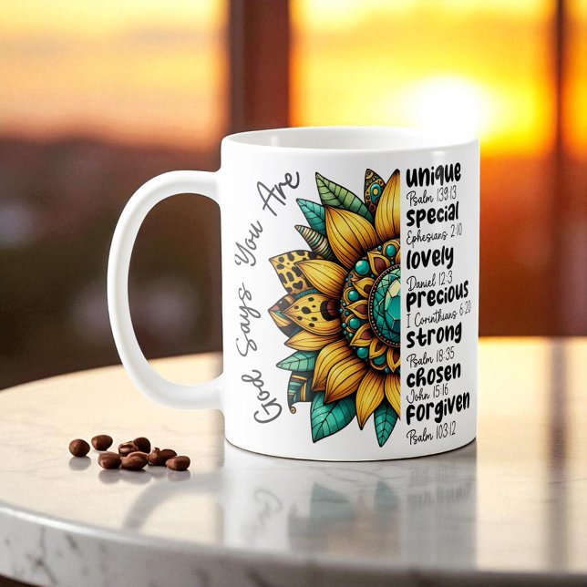 Custom Christian Forgiven Custom Bible Verse Kaffemugg (Skapare uppladdad)