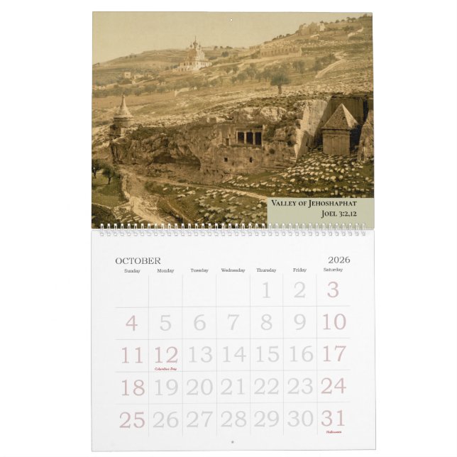 Custom Christian New Testament Church Family Kalender (Oct 2026)