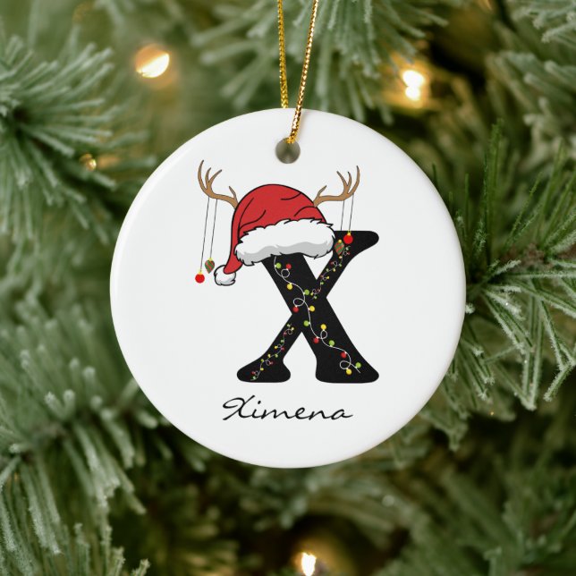 Custom Christmas Holiday Ornament for Mom & Dad (Träd)