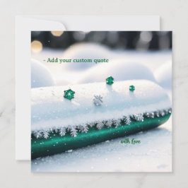 Custom Christmas Inbjudningar