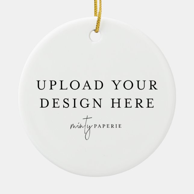 Custom Christmas Ornament - Upload your Photo (Framsidan)