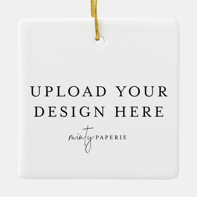 Custom Christmas Tree Ornament - Upload your Photo (Framsida)