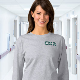 Custom CNA Credentials with Name T Shirt