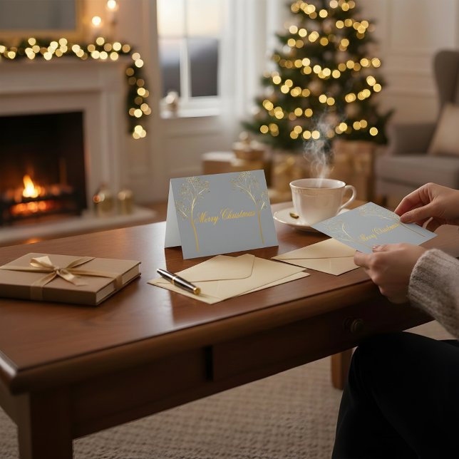 Custom Color Christmas Card Tack Kort (Skapare uppladdad)