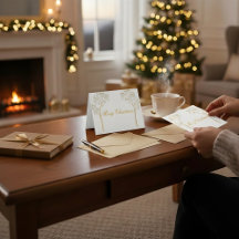 Custom Color Christmas Card