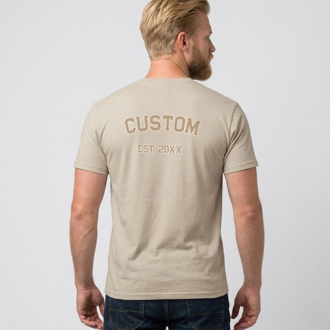Custom Colors College Letters Shirt - Athletic  T (Skapare uppladdad)