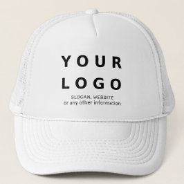 Custom Company Business Logo and Text Baseball Keps