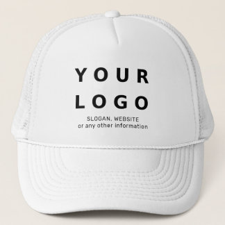 Custom Company Business Logo and Text Baseball  Keps