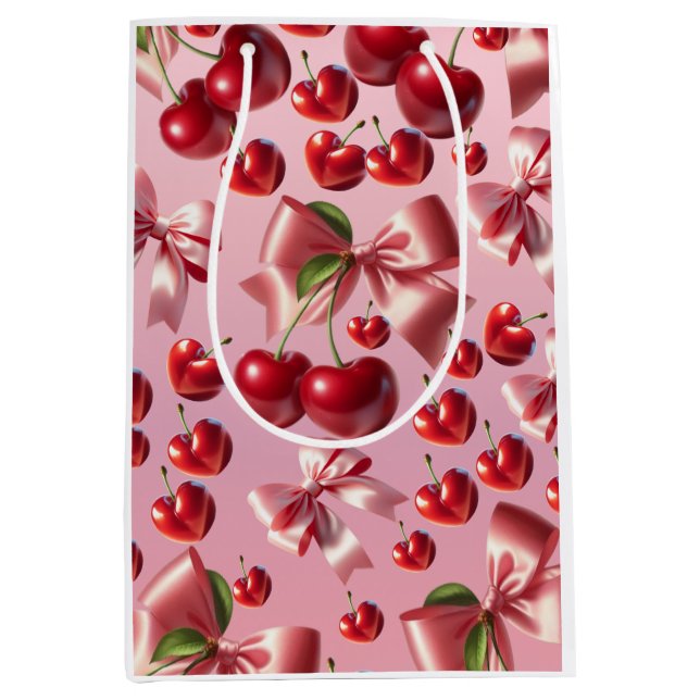 Custom Coquette Heart Bow Pattern Wrapping Paper (Framsidan)