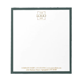 Custom Corporate Business Logo Modern Professional Anteckningsblock