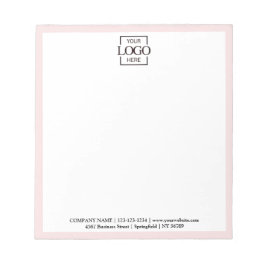 Custom Corporate Business Logo Modern Professional Anteckningsblock