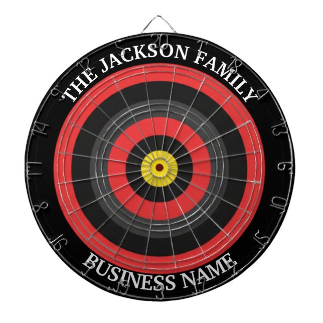 Custom Corporate Dartboard Business Name Darttavla (Framsidan)