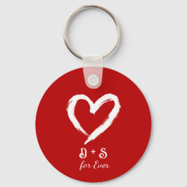 Custom Couple Valentine Keychain Nyckelring