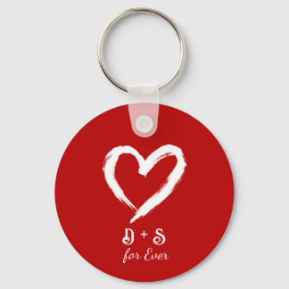 Custom Couple Valentine Keychain Nyckelring