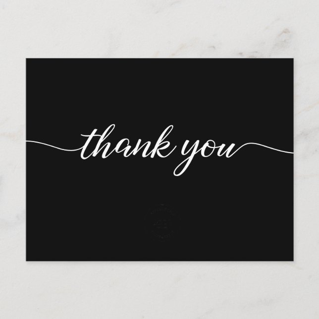 Custom Customer Appreciation Business template Vykort (Framsida)