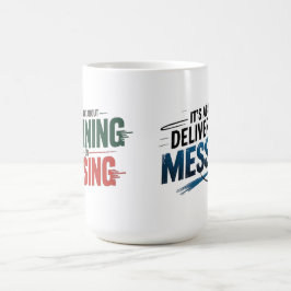 Custom-Cut Vinyl Sticker Kaffemugg