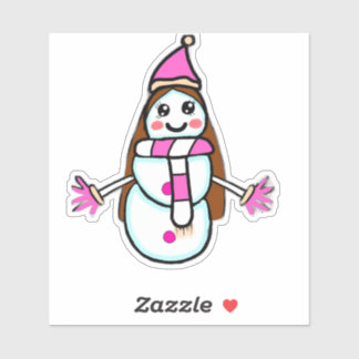 Custom-Cut Vinyl StickeWarm Winter Love – Originar Klistermärken