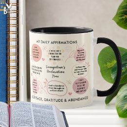Custom Daily Affirmations Christian Bible Verse Mugg