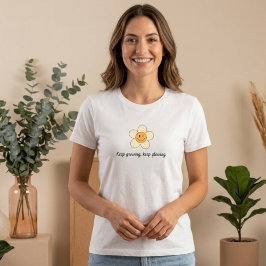 Custom daisy smiley face t-shirt