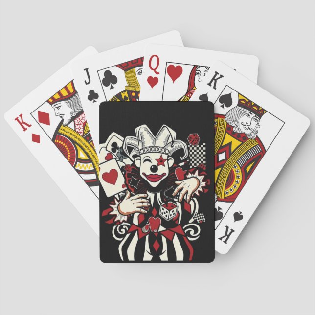 Custom deck of playing cards with a Joker design Casinokort (Baksidan)