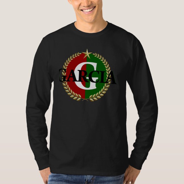 CUSTOM DESIGN GARCIA FAMILY PRIDE MEXICAN FAMILY R T SHIRT (Framsida)