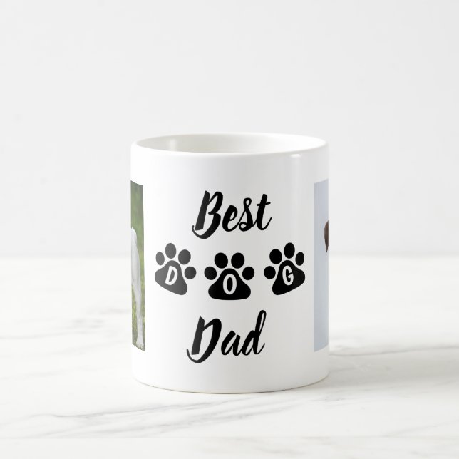 Custom Dog Dad Mug, Dog Father Mug, Dog Dad Gift,  Kaffemugg (Center)