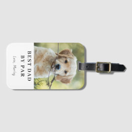 Custom Dog Photo Best Dad By Par Personalized Bagagebricka