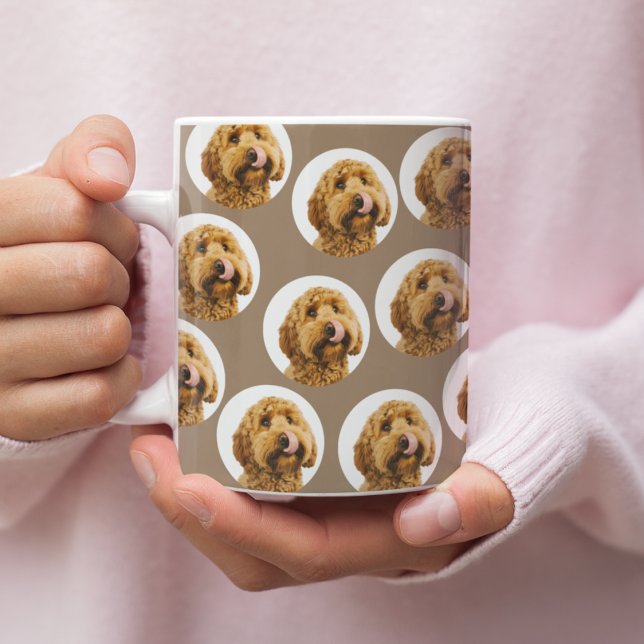 Custom Dog Photo | Personalized Pet Face Kaffemugg (Skapare uppladdad)
