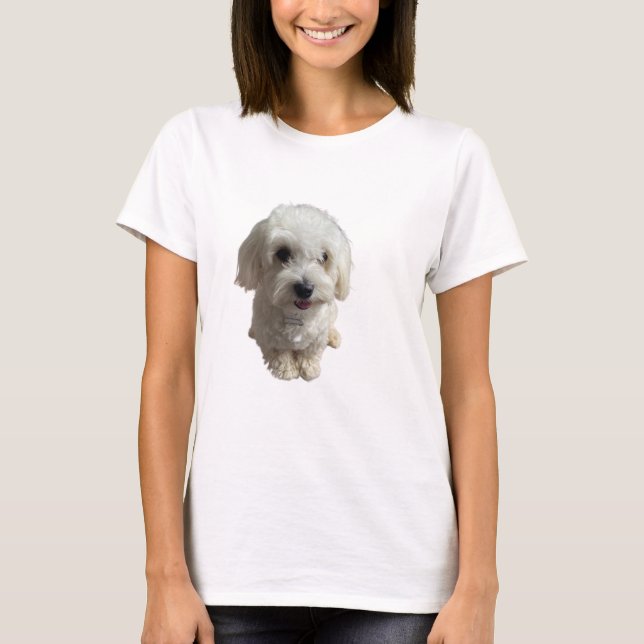 Custom Dog Photo T-Shirt – Upload Your Own Pet  (Framsida)