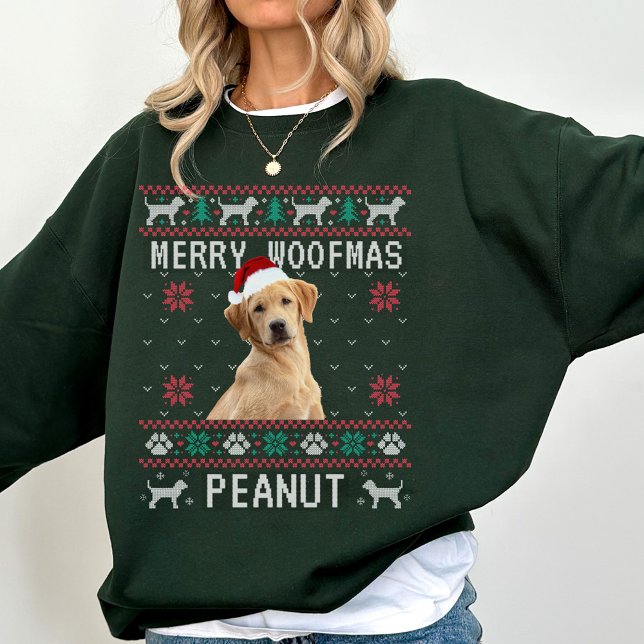 Custom Dog Ugly Christmas Sweatshirt with Photo T Shirt (Skapare uppladdad)