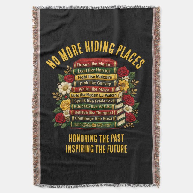 Custom Dream Like Martin Black History Heroes Filt (Framsidan Vertikal)