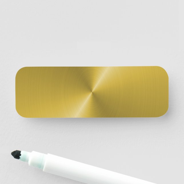 Custom Dry Erase Blank Name Badge Namnbricka (På plats)